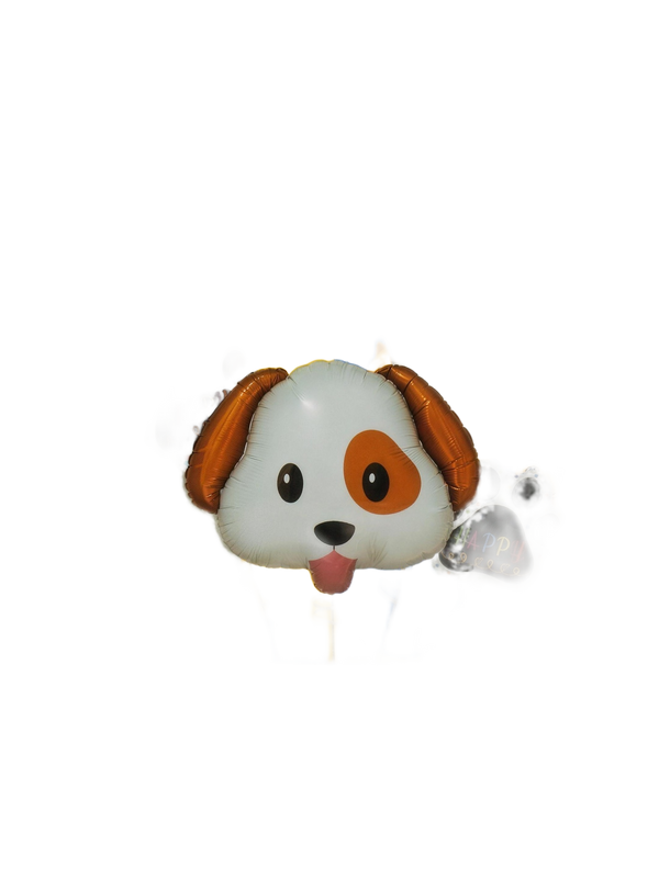Set de globos perrito Happy Birthday