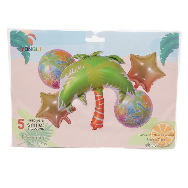 Set de globos palmera tropical