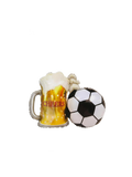 Globo metálico cerveza con balón