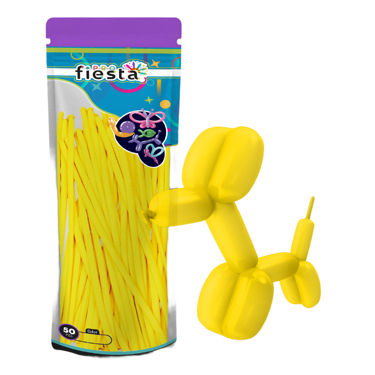 Globos para Figuras 260 bolsa con 50 piezas