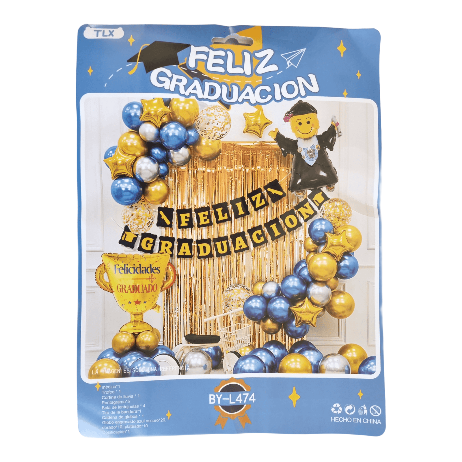 Set de graduación decoración BY-L474