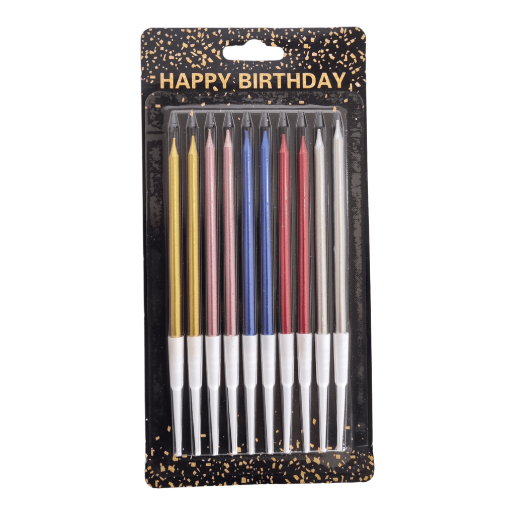 Velas caramelo metalizadas