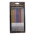 Velas caramelo metalizadas