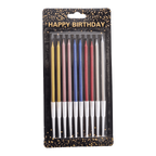 Velas caramelo metalizadas