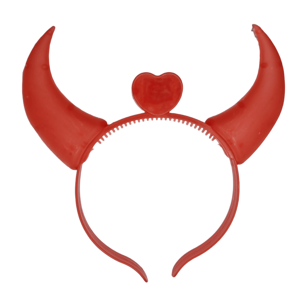 Diadema cuernos de diablo con luz
