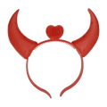 Diadema cuernos de diablo con luz