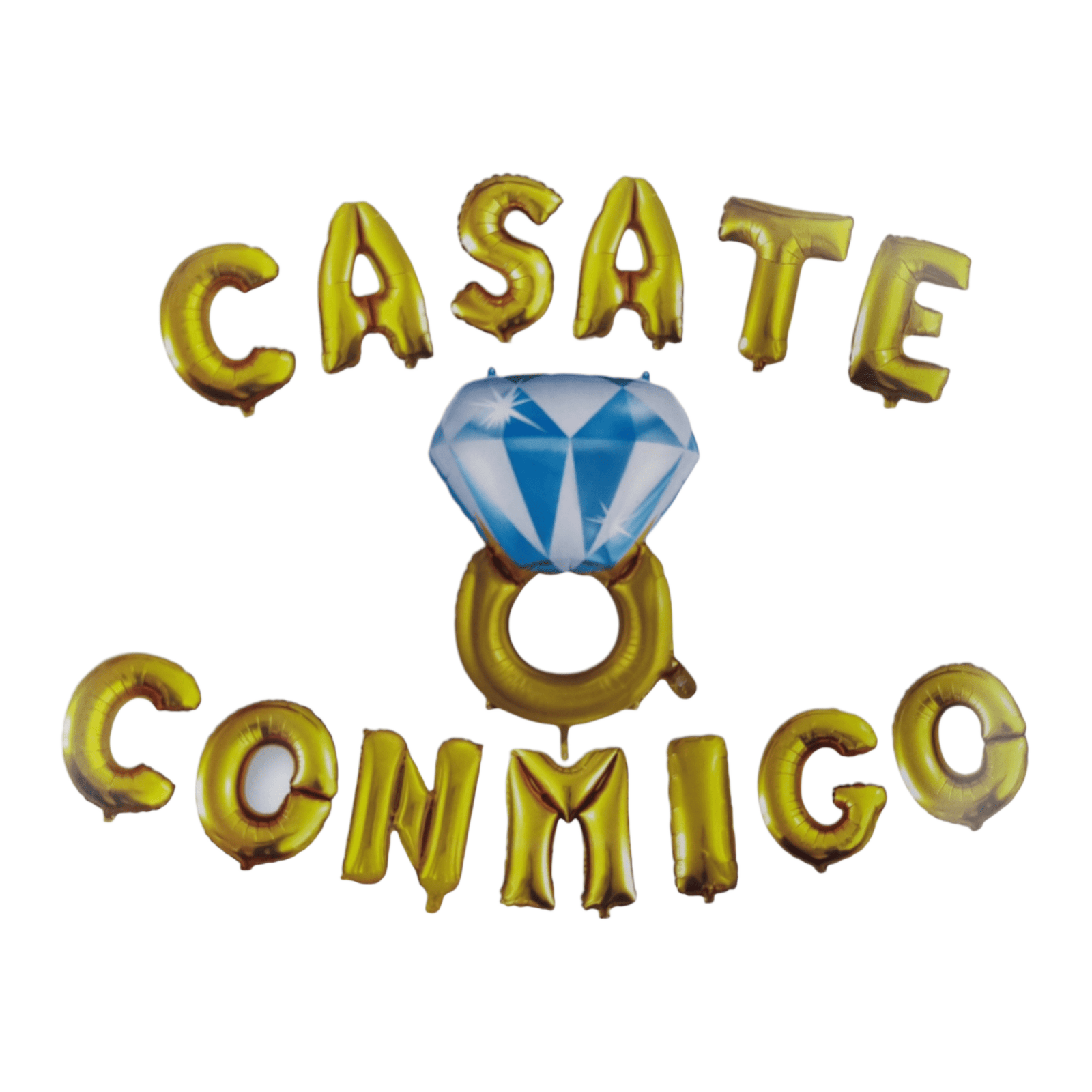 Letrero de globo cásate conmigo