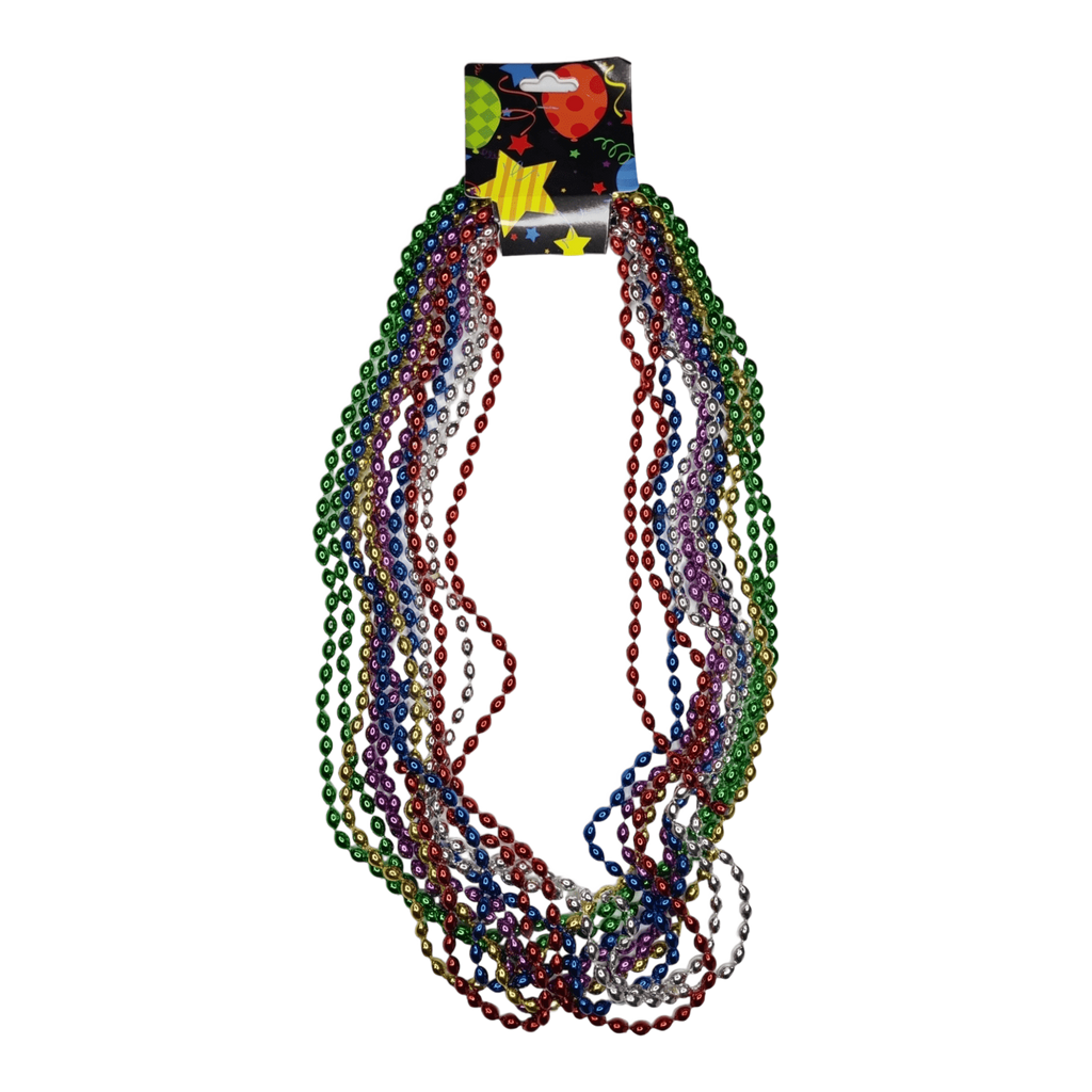 12 collares de perlas largas en colores