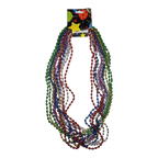 12 collares de perlas largas en colores