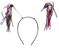 12 diademas con motitas de colores