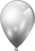 Globo látex Plata Metalizado no.12