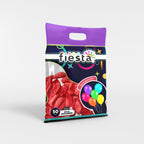 Bolsa 50 globos látex Rojo Macarrón no.12
