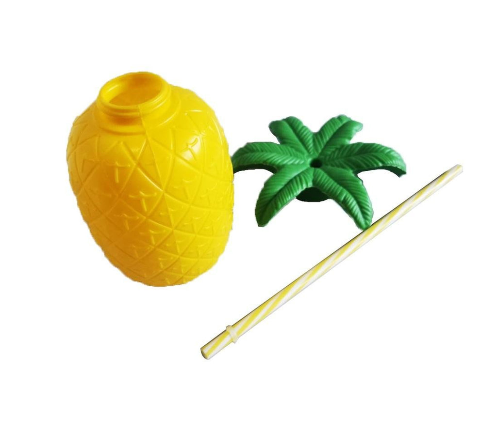 Termo En Forma De Piña Plastico Hawaiano Hawai Fiesta Playa