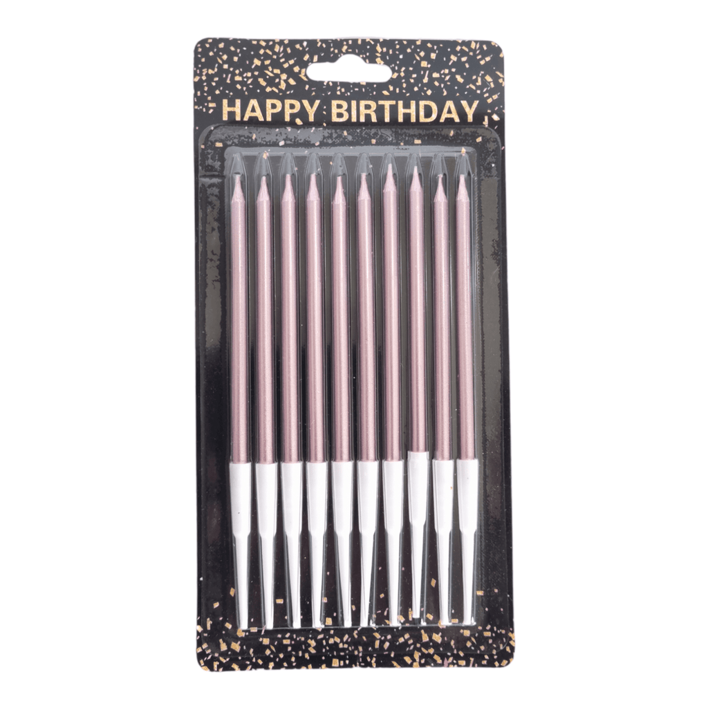 Velas caramelo metalizadas