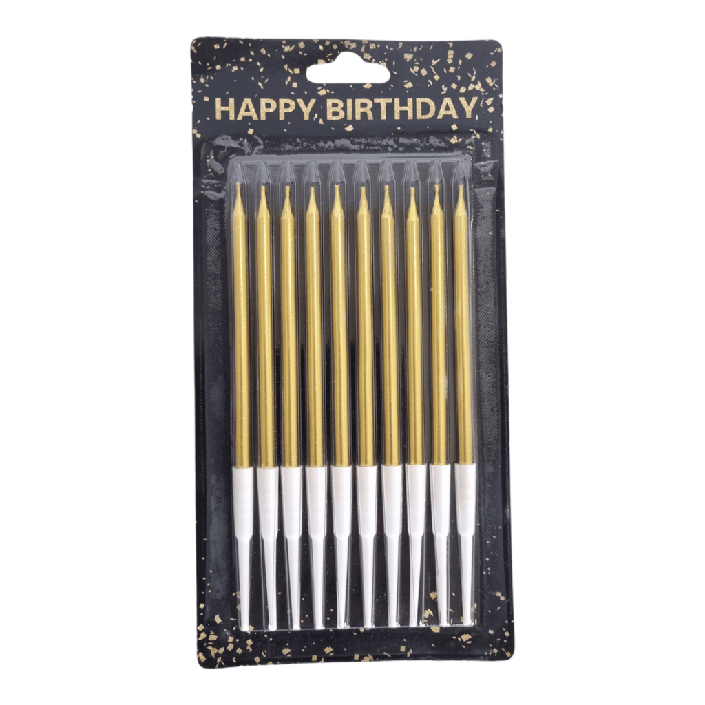 Velas caramelo metalizadas