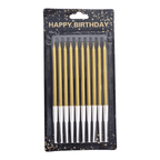 Velas caramelo metalizadas