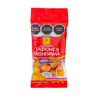 Cacahuate Japonés Paquete Chico 20 piezas 28 grs