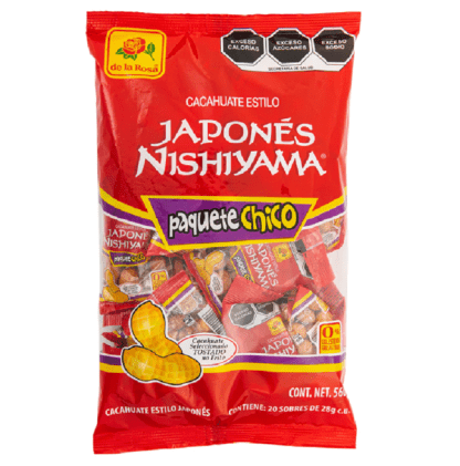 Cacahuate Japonés Paquete Chico 20 piezas 28 grs