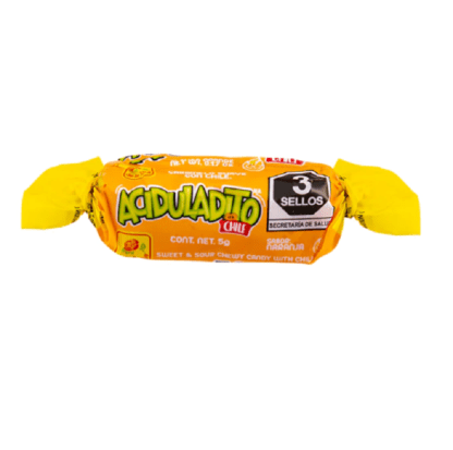 Caramelo Suave Aciduladito con Chile 100 piezas 5 grs