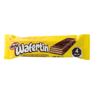 Galleta Mini Wafertin 50 piezas de 12 grs