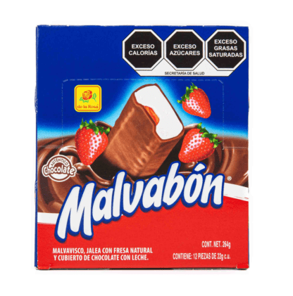 Malvabón Fresa 12 piezas 22 grs