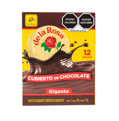 Mazapán Gigante cubierto con Chocolate 12 piezas 66 grs