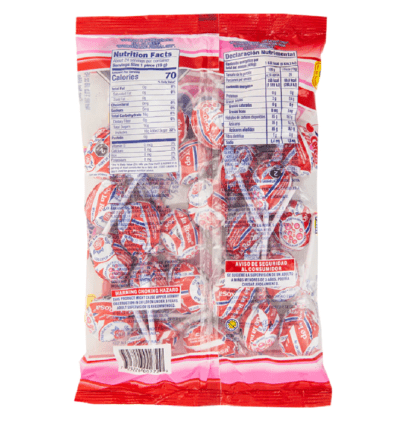 Paleta Jumbo Cereza Mediana 24 piezas 14 grs