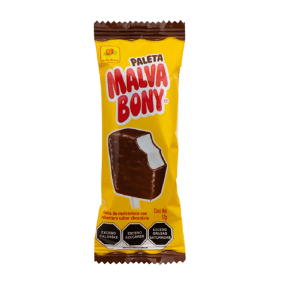 Paleta Malvabony Cubierto con Chocolate 40 piezas