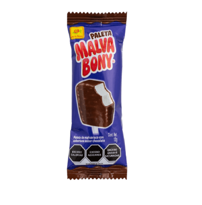 Paleta Malvabony Cubierto con Chocolate 40 piezas