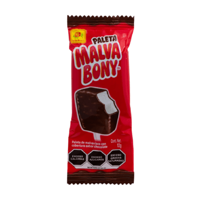 Paleta Malvabony Cubierto con Chocolate 40 piezas