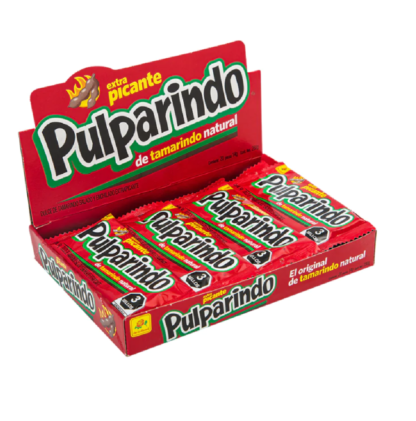 Pulparindo Extra Picante 20 piezas 14 grs