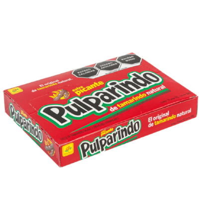 Pulparindo Extra Picante 20 piezas 14 grs