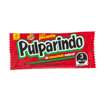 Pulparindo Extra Picante 20 piezas 14 grs