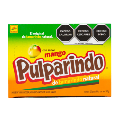 Pulparindo Mango 20 piezas 14 grs