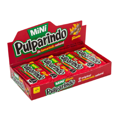 Pulparindo Mini Extra Picante 24 piezas 10 grs