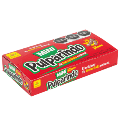 Pulparindo Mini Extra Picante 24 piezas 10 grs