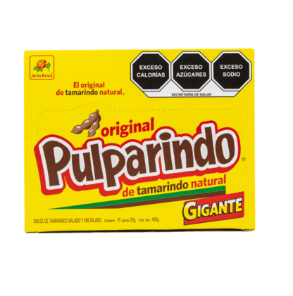 Pulparindo Original Gigante 16 piezas de 28 grs