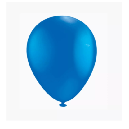 globo latex azul rey