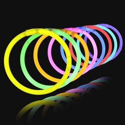 50 pulseras glow stick – Mundo Fiesta